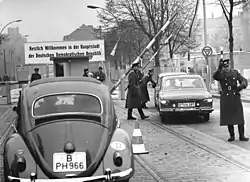 Invalidenstraße crossing in 1964.