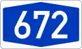 Bundesautobahn 672 number.svg