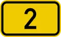 Bundesstraße 2 number.svg