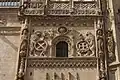 Detail of the Isabelline exterior decoration in the Constable's chapel of the Cathedral of Burgos.