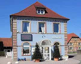 The town hall in Burnhaupt-le-Bas