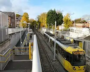 The reopened MSDR line at Withington