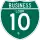 Business Interstate 10-G marker