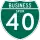 Interstate 40 Business marker