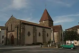 The church of Saint-Maurice, in Bussière-Poitevine