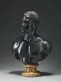 Bust of a Man from the studio of Francis Harwood (black limestone, c. 1758)