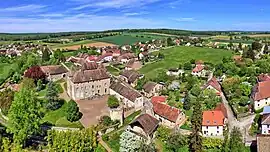 The chateau and surroundings in Buthiers