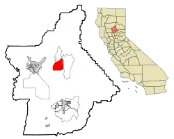 Location within Butte County and California