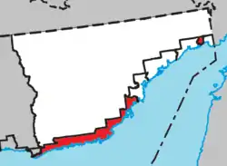 Location within Le Golfe-du-Saint-Laurent RCM.