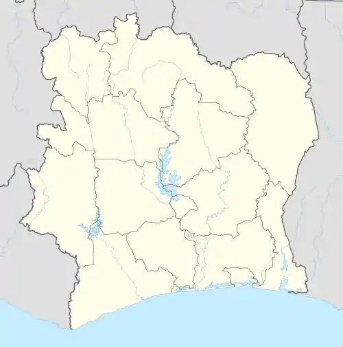 Tiébissou is located in Ivory Coast