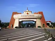 The Lao Bảo international border, between Laos and Vietnam.