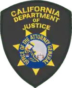 CA DOJ Shoulder Patch