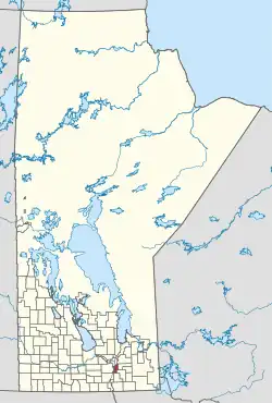 Location of the RM of Ritchot in Manitoba