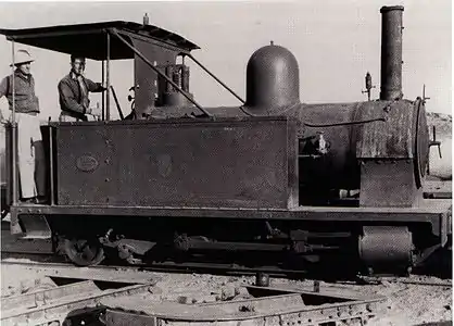 Britannia with its number "13" barely visible on the side  tank, c. 1938