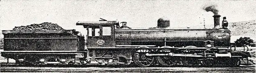 Ex CGR Karoo Class no. 903, SAR Class 5A no. 721, Paardeneiland, Cape Town, c. 1940