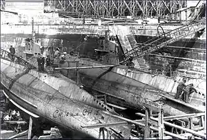 CH-14 and CH-15 in drydock.