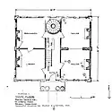 First Floor Plan of the Charles Daniels House.