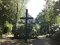 Giant cross at the cemetery