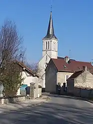 The church in Clénay