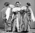 Padjogé dancers in Maros, Sulawesi, in the 1870s.