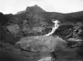 Mount Kelud crater circa 1901