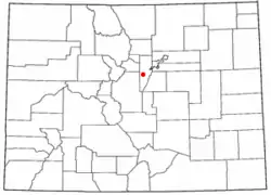 Location within the state of Colorado