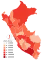 Cases by department according to the regional health authority (Diresa and Geresa).