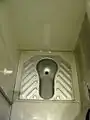 Squat toilet in a CRH1A trainset on the Guangshen Line in China