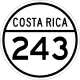 National Secondary Route 243 shield}}