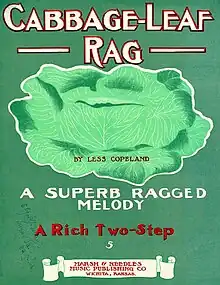 cover art from Cabbage Leaf Rag sheet music