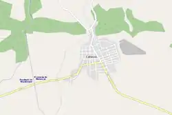 OSM map showing Cabezas