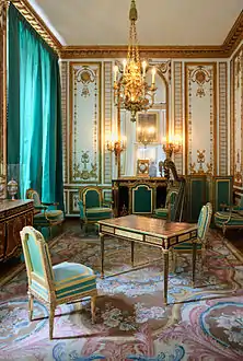 Cabinet Doré of Marie-Antoinette in the Palace of Versailles, 1783, by the Rousseau brothers