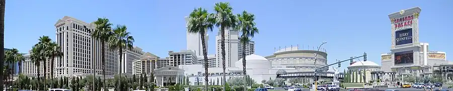 Panorama View from The Strip