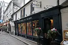 Café Procope, photo of the entrance at Cour du commerce Saint-André