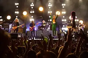 Cage the Elephant performing at the 2017 Bonnaroo Music & Arts Festival