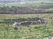 Stone walls outside Caherconnell ringfort