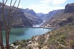 Cahora Bassa Dam upstream view