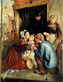 French Peasants Finding Their Stolen Child (1859)