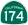 State Route 174 marker