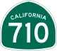 Interstate 710 and State Route 710 marker