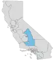 California's 12th state senate district after the 2020 redistricting cycle (went into effect for the 2022 election)