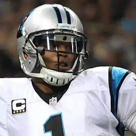 Headshot of Cam Newton in uniform