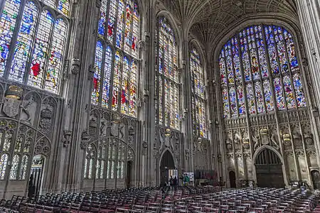 Windows of King's College Chapel, Cambridge (1446–1451)