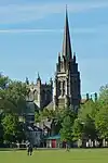 The Catholic church of Our Lady and the English Martyrs viewed from Parker's Piece.