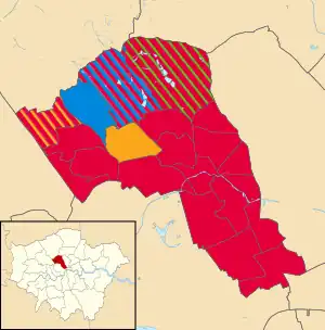 Camden 2022 results map