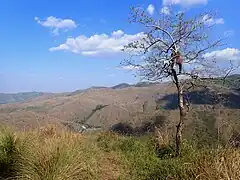 Mountainous landscape around the Camiling River watershed, Tarlac province