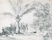 La Guaira, 1852–54, graphite and ink on paper