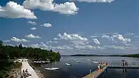 Camp Minsi's Waterfront on Stillwater Lake