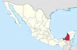 State of Campeche within Mexico