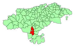 Location of Campoo de Enmedio